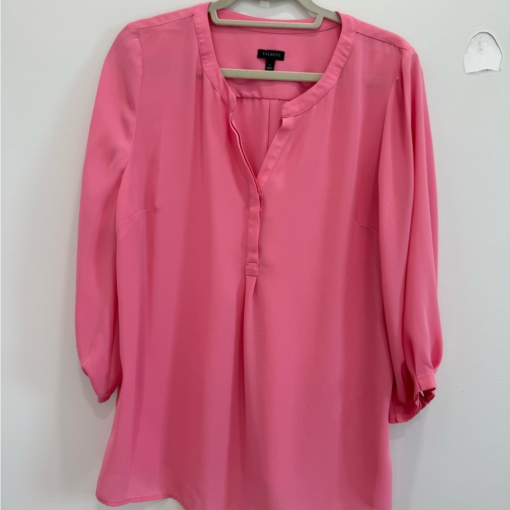Talbots Pink Blouse